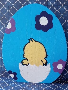 Hand Painted Easter Egg